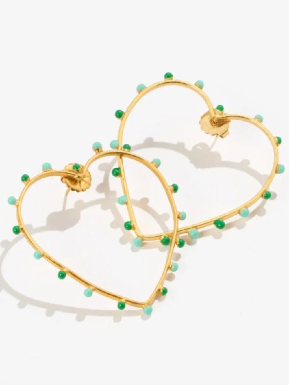 Sylvia Toledo Studded Heart Earrings
